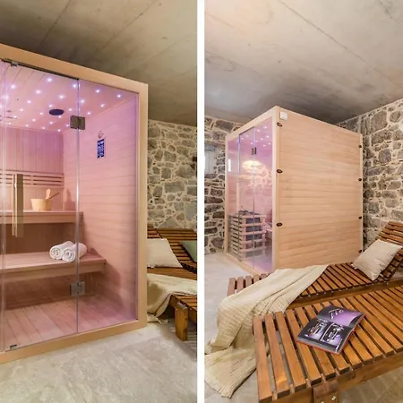 Villa Castello Di Papa By Villsy - With Sea View, Private Pool, Sauna And Jacuzzi Veprinac